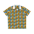 Load image into Gallery viewer, Women sunflower button down shirt