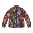 Load image into Gallery viewer, Wood forest “pink” puff jacket