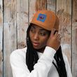 Load image into Gallery viewer, N-C mighty bear stitched mesh trucker cap