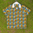 Load image into Gallery viewer, Women sunflower button down shirt