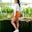Load image into Gallery viewer, signature orange Comfort fit style shorts