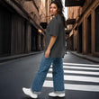 Load image into Gallery viewer, signature Oversized smoky grey faded comfort shirt