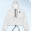 Load image into Gallery viewer, Pocket logo Women 's Runner cropped windbreaker/white
