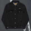Load image into Gallery viewer, signature denim jacket/ without button pins