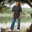 Load image into Gallery viewer, signature Oversized smoky grey faded comfort shirt