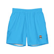 Load image into Gallery viewer, Men Carolina blue logo swim trunks