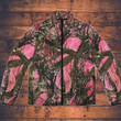 Load image into Gallery viewer, Wood forest “pink” puff jacket