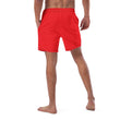 Load image into Gallery viewer, Men logo red swim trunks