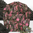 Load image into Gallery viewer, Women's real leaf pink performance shirt