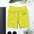 Load image into Gallery viewer, Women Yoga signature logo Shorts/lime