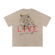 Load image into Gallery viewer, Men Signature “live” Snow Washed Oversized Cotton T-Shirt
