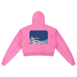 Load image into Gallery viewer, Signature Snow Washed Cropped Hoodie
