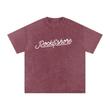 Load image into Gallery viewer, Men Signature “live” Snow Washed Oversized Cotton T-Shirt
