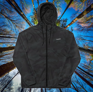 signature lightweight zip up windbreaker