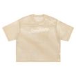Load image into Gallery viewer, Signature “wildflower” See-through Boxy Net T-Shirt

