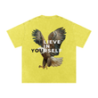 Load image into Gallery viewer, Men signature "braveheart” Snow Washed Oversized Cotton T-Shirt
