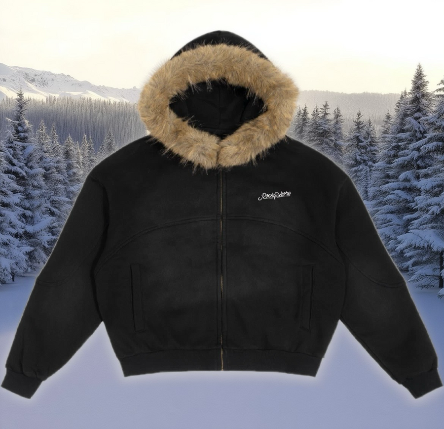 Signature Detachable Fur Hoodie