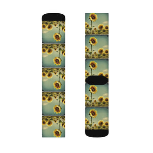 Women's sunflower socks