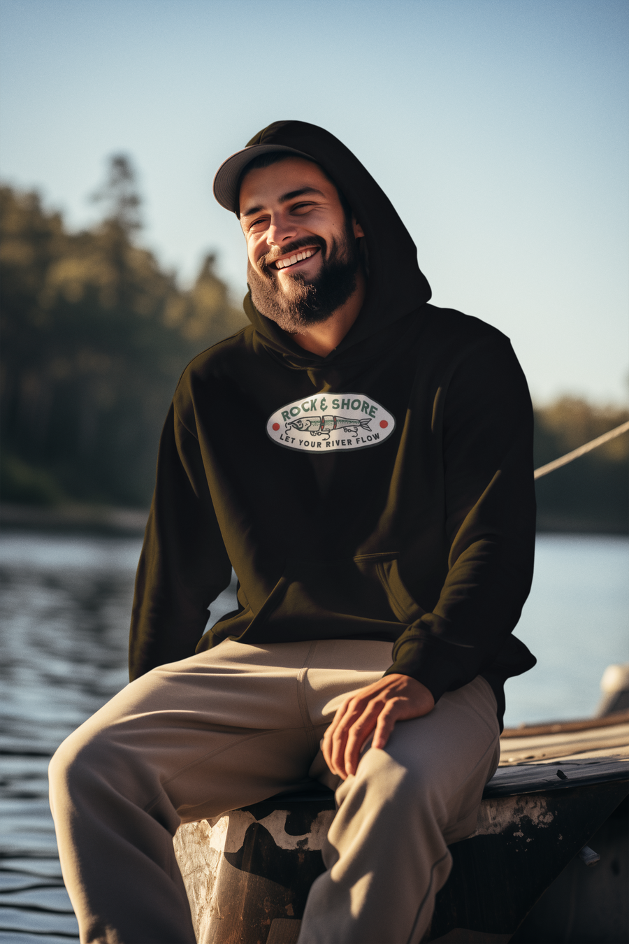 Swim bait hoodie