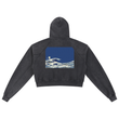 Load image into Gallery viewer, Signature Snow Washed Cropped Hoodie
