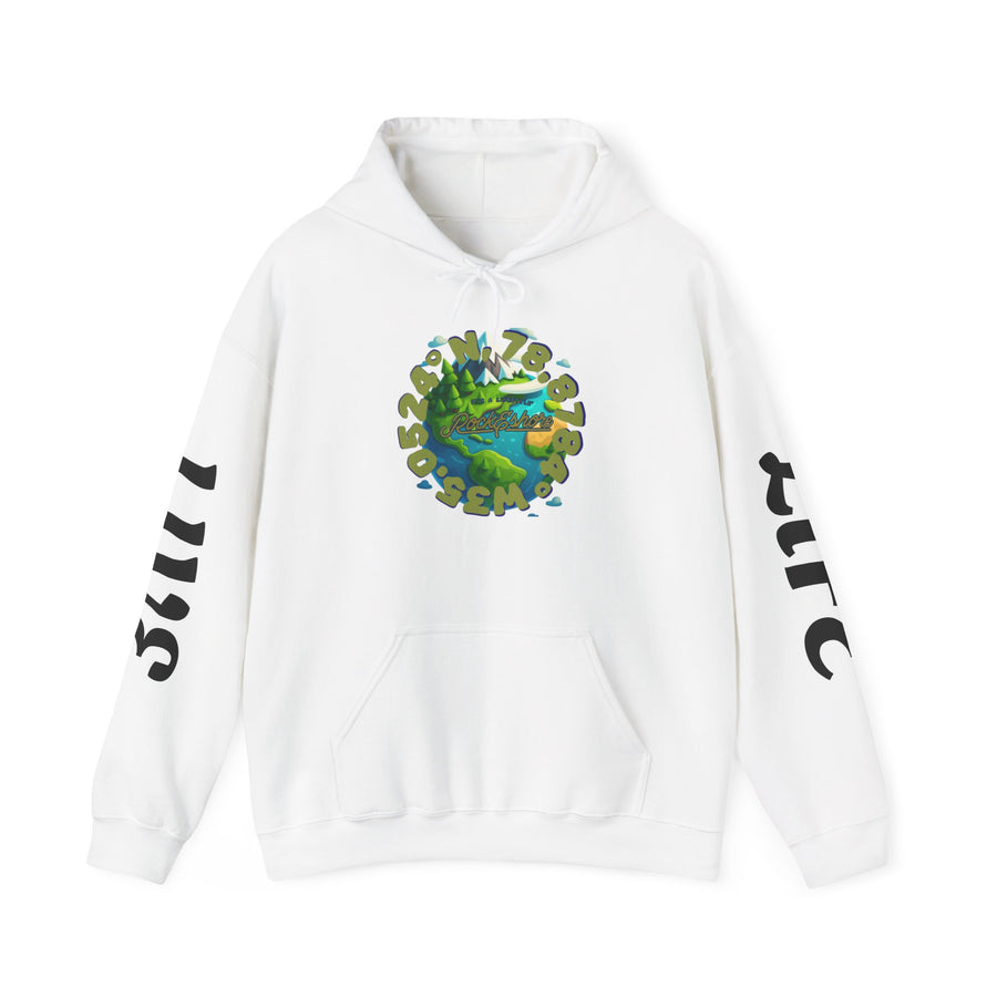 Circular "live life" hoodie