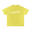 Load image into Gallery viewer, Men Signature “live” Snow Washed Oversized Cotton T-Shirt
