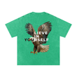Load image into Gallery viewer, Men signature "braveheart” Snow Washed Oversized Cotton T-Shirt
