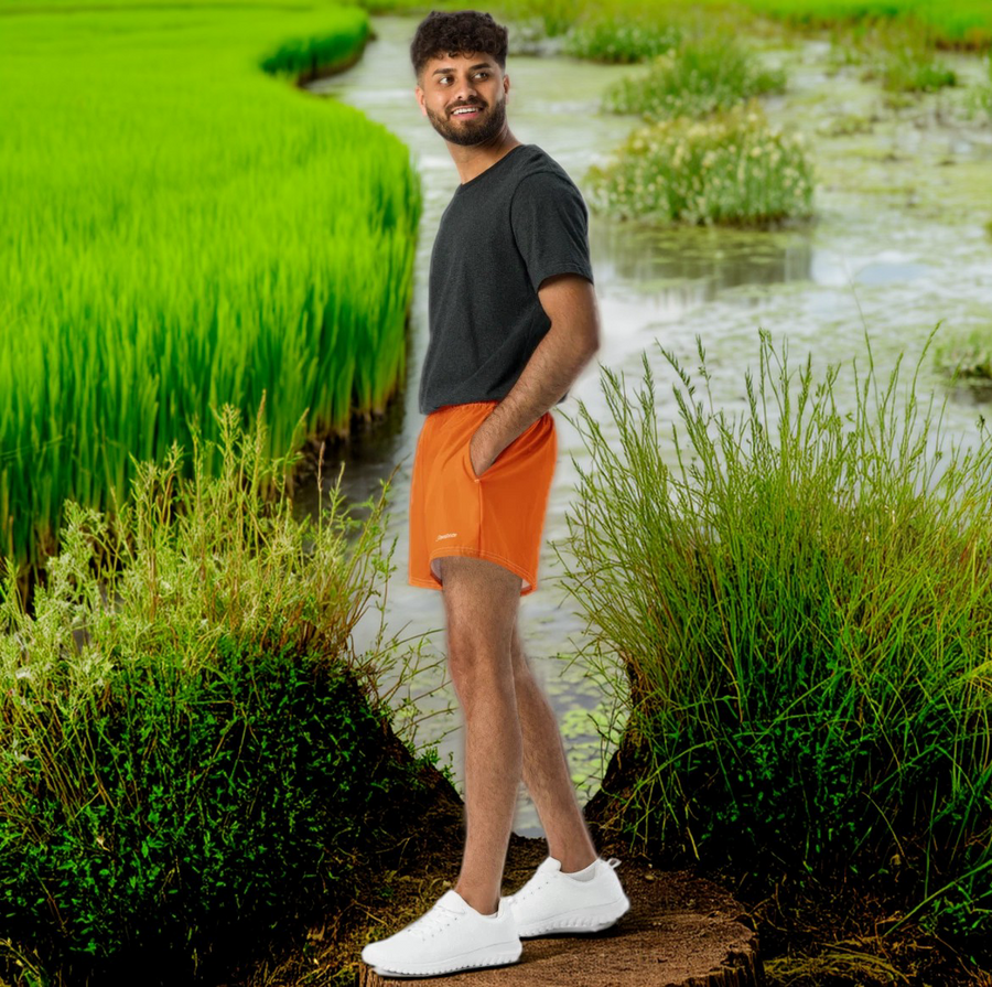 signature orange comfort fit style Shorts