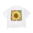 Load image into Gallery viewer, Snow Wash “stay wild” Raw-Hem Boxy T-shirt
