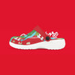 Load image into Gallery viewer, Signature “earth bound” kids Christmas edition strap slip on’s
