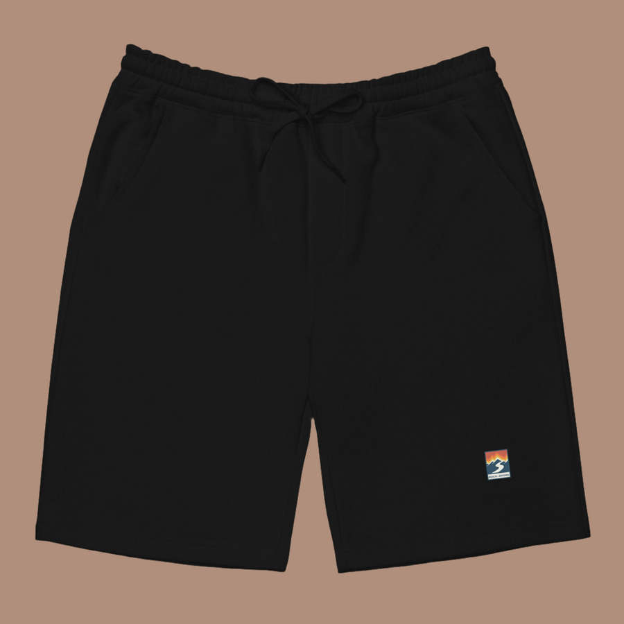 Men logo fleece shorts