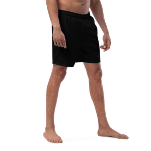 Men black signature swim trunks