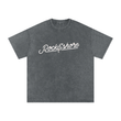 Load image into Gallery viewer, Men Signature “live” Snow Washed Oversized Cotton T-Shirt
