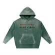 Load image into Gallery viewer, Vintage Washed Frayed Fleece “let your river flow” Hoodie
