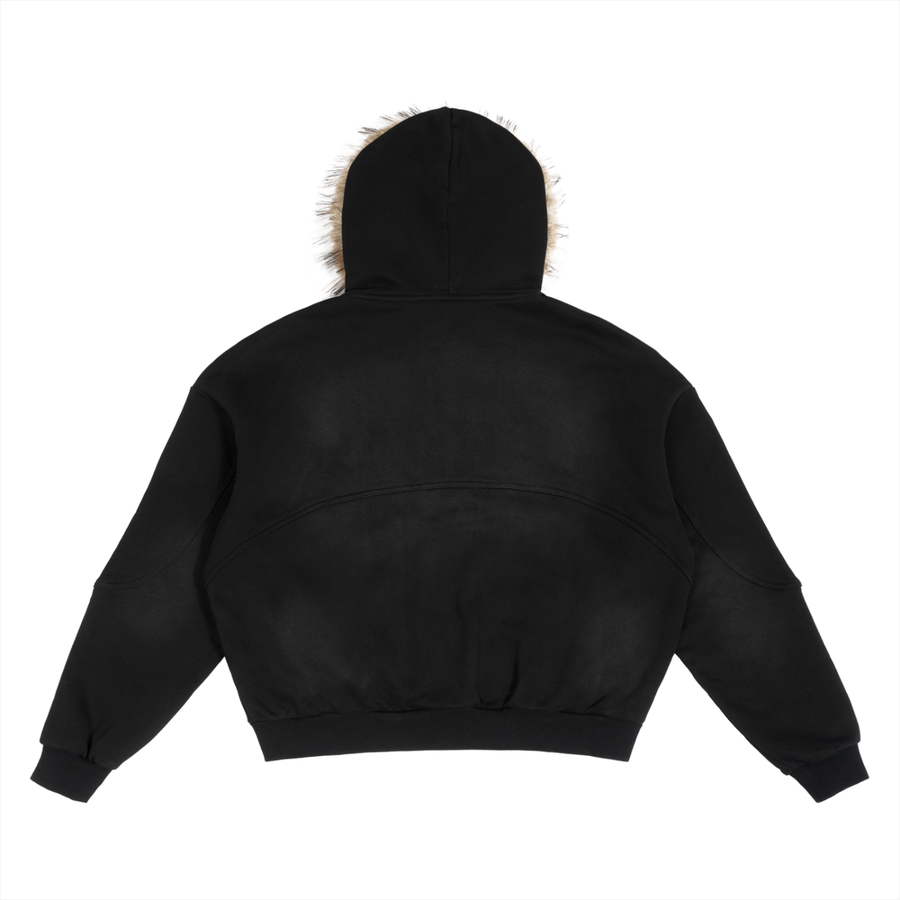 Signature Detachable Fur Hoodie