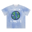 Load image into Gallery viewer, Men “No planet B” Sun Fade Hand-Painted T-Shirt
