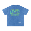 Load image into Gallery viewer, Men signature "braveheart” Snow Washed Oversized Cotton T-Shirt
