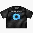 Load image into Gallery viewer, Signature “wildflower” See-through Boxy Net T-Shirt
