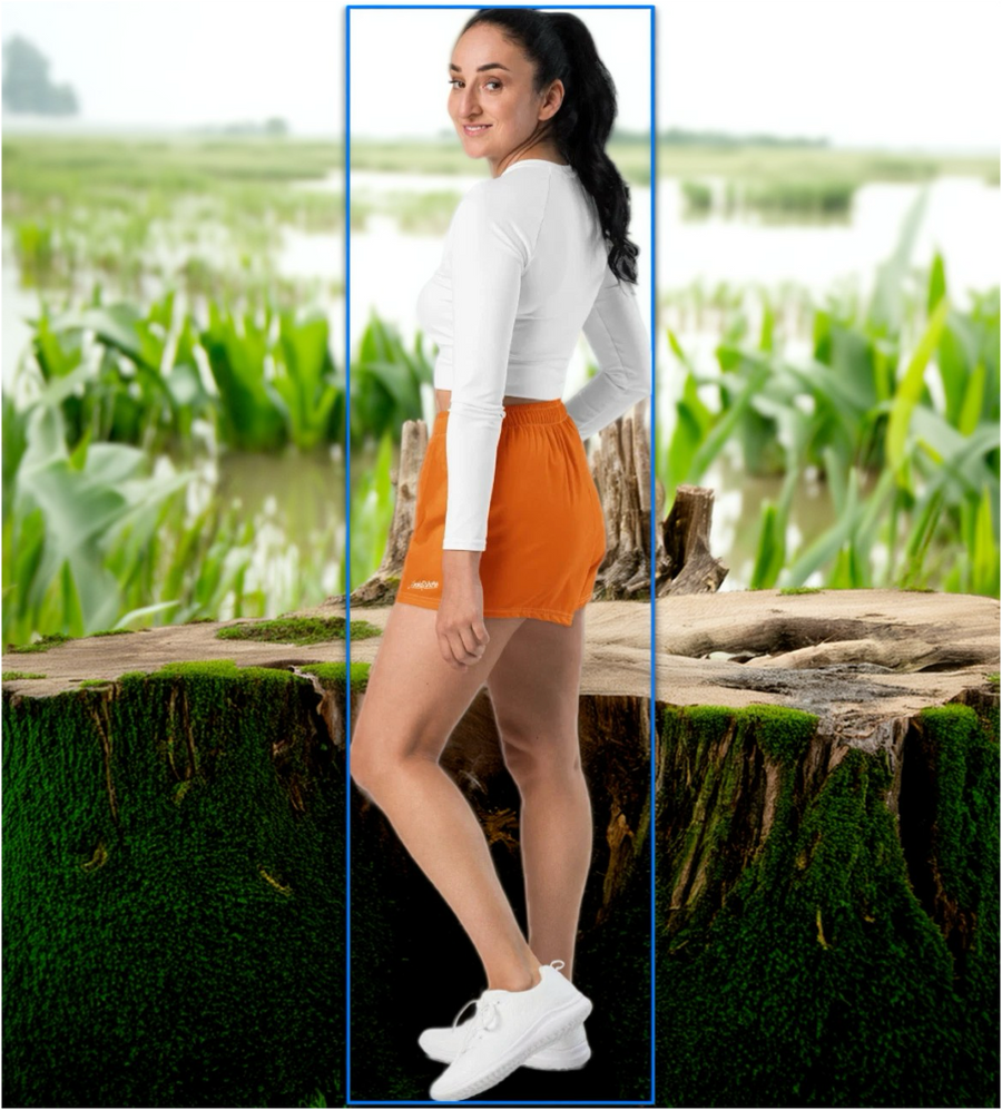 signature orange Comfort fit style shorts