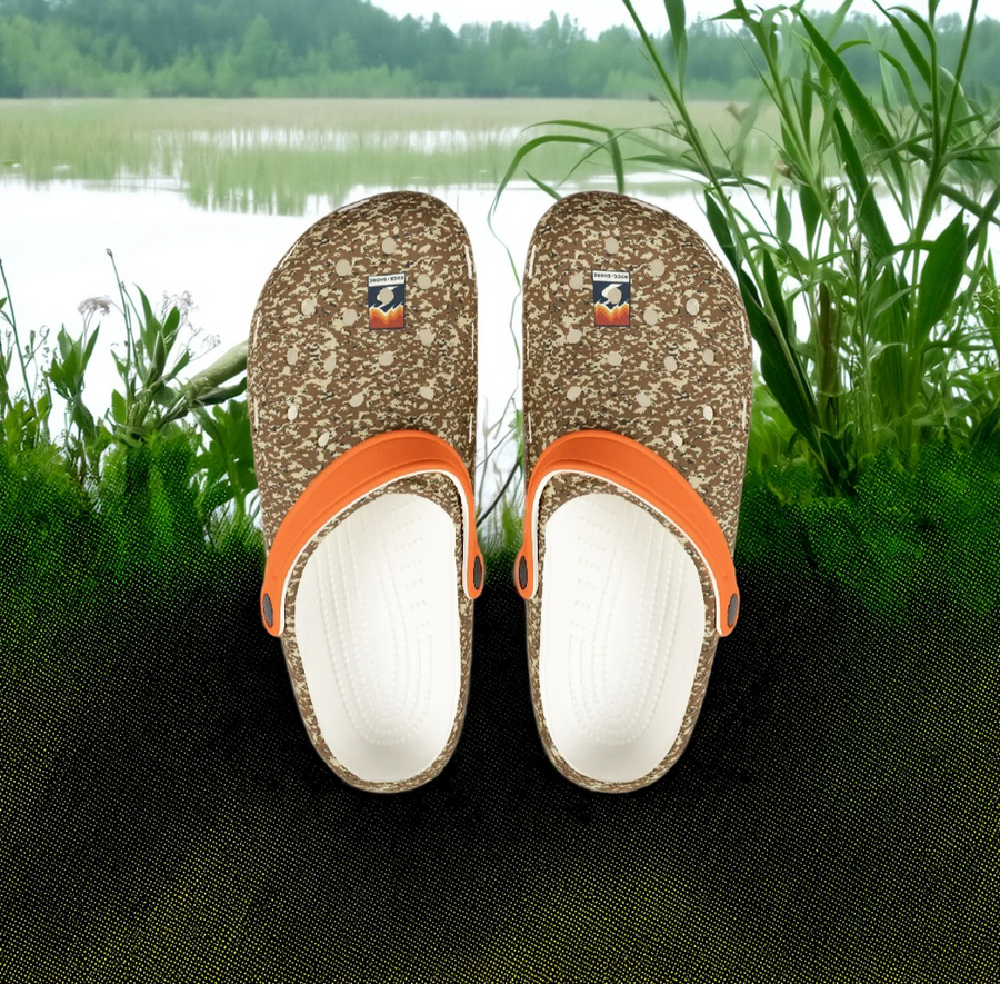 camou logo comfort strap slip-on’s