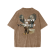 Load image into Gallery viewer, Signature “braveheart” Snow Washed Kids' T-Shirt
