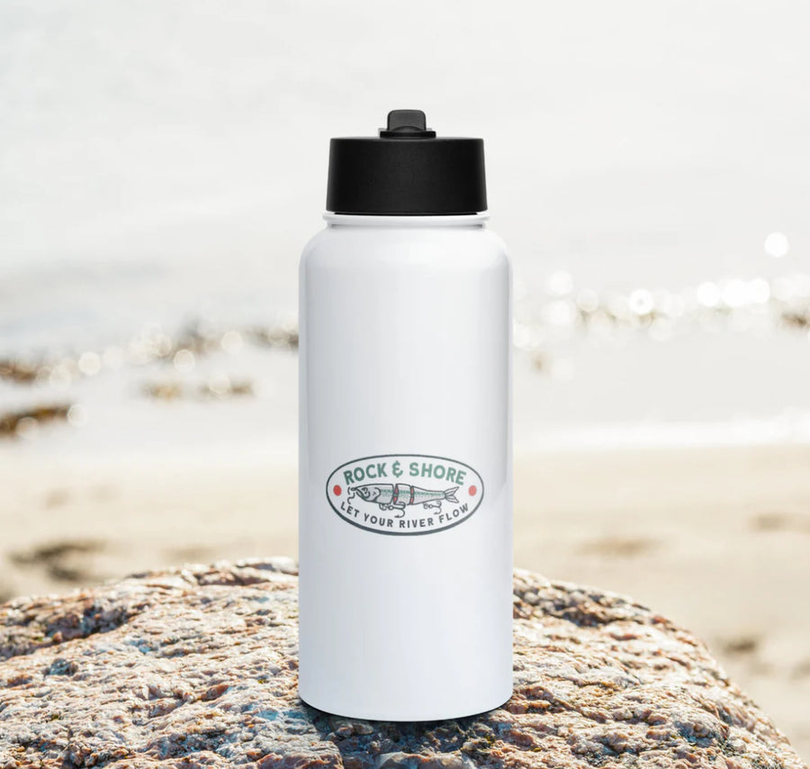 Swim stainless steal bait tumbler with straw lid