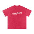 Load image into Gallery viewer, Men Signature “live” Snow Washed Oversized Cotton T-Shirt
