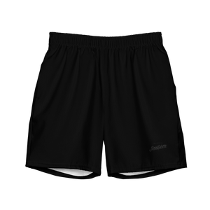 Men black signature swim trunks