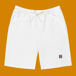 Men logo fleece shorts