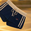 Load image into Gallery viewer, Women “Flow” signature Stripe Track Shorts
