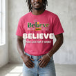 Load image into Gallery viewer, Men Believe you can’ Pure Cotton  T-Shirt
