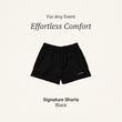 Load image into Gallery viewer, men signature water resist style Shorts/black
