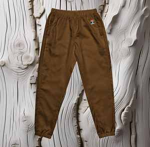 Women logo brown pants
