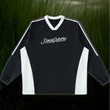 Load image into Gallery viewer, Women signature Color-Block V-Neck Long-Sleeve T-Shirt
